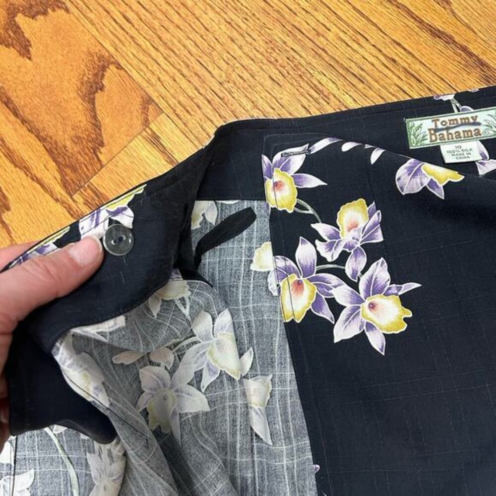 Tommy Bahama Tropical Silk Wrap Long Skirt 10 Floral Beach‎ Vacation Hibiscus - Picture 6 of 7